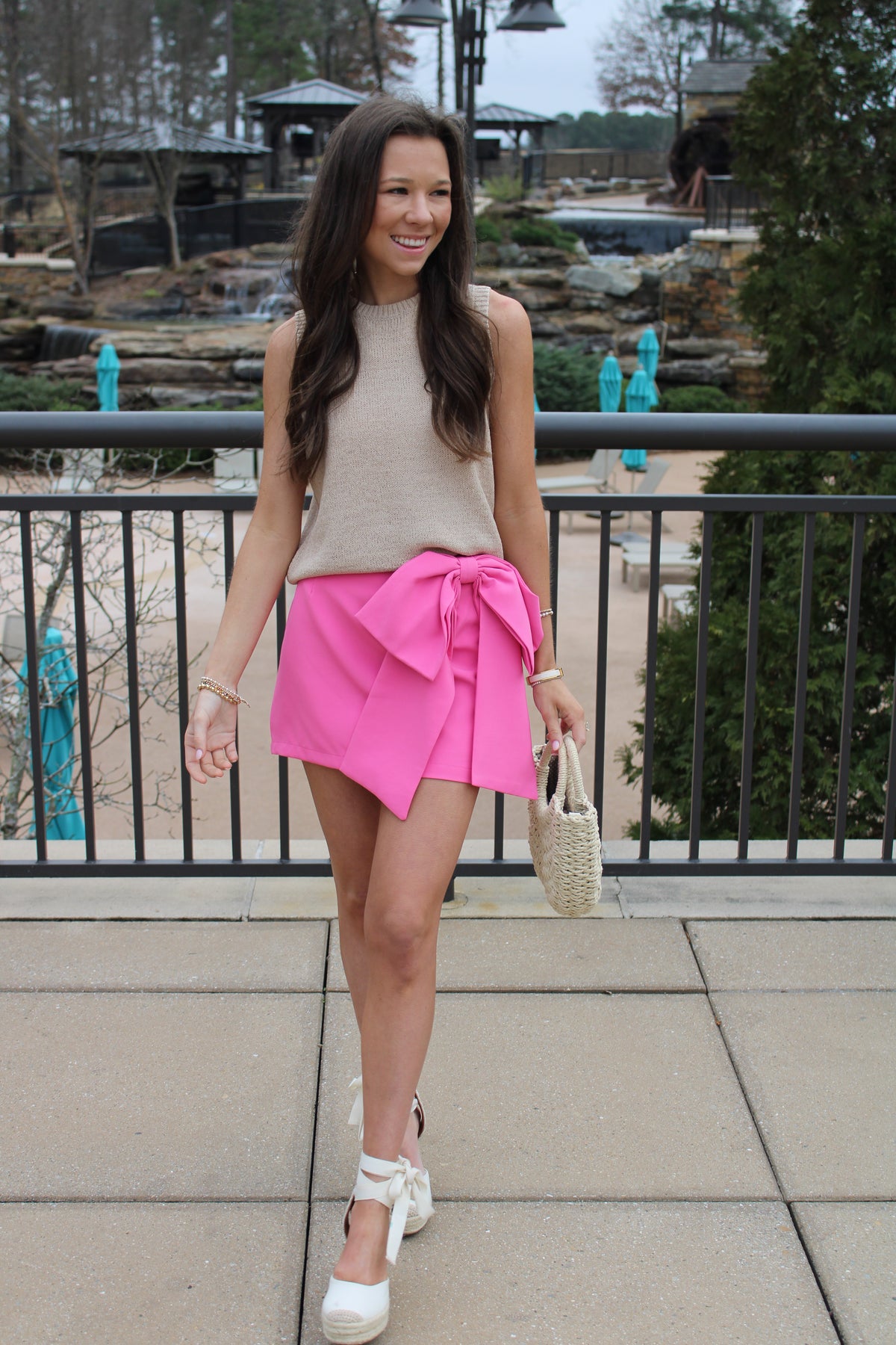 Pink Bow Skirt
