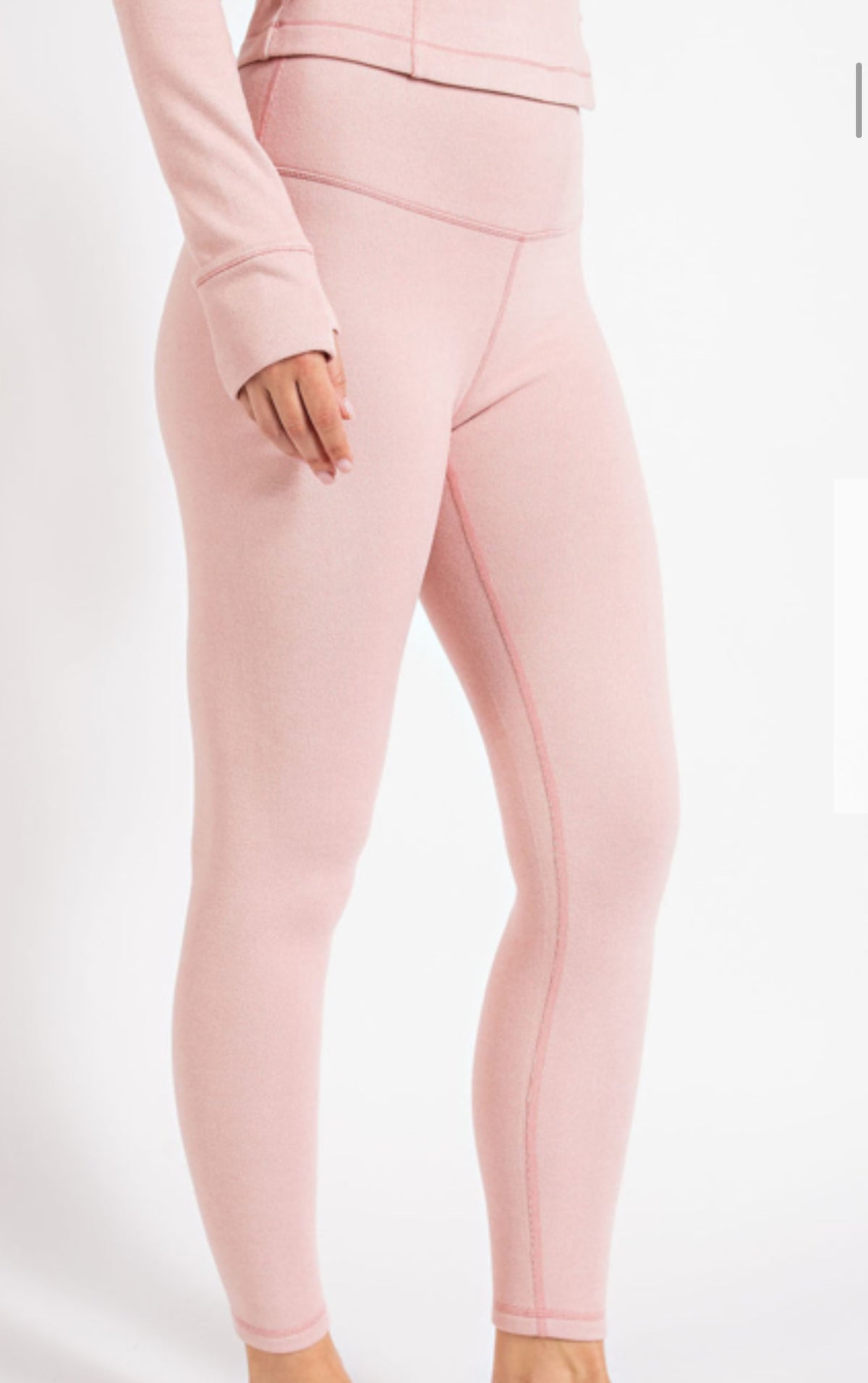 Fleece Pink Leggings