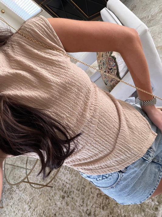 Tan Mandy Top