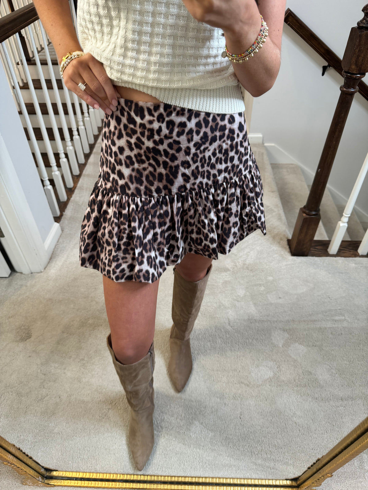 Cheetah Mini Skirt