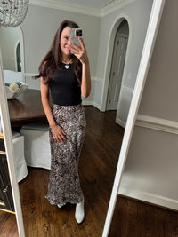 Cheetah Maxi Skirt