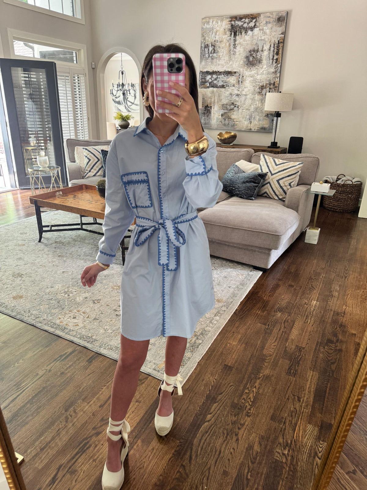 Blue Anna Dress