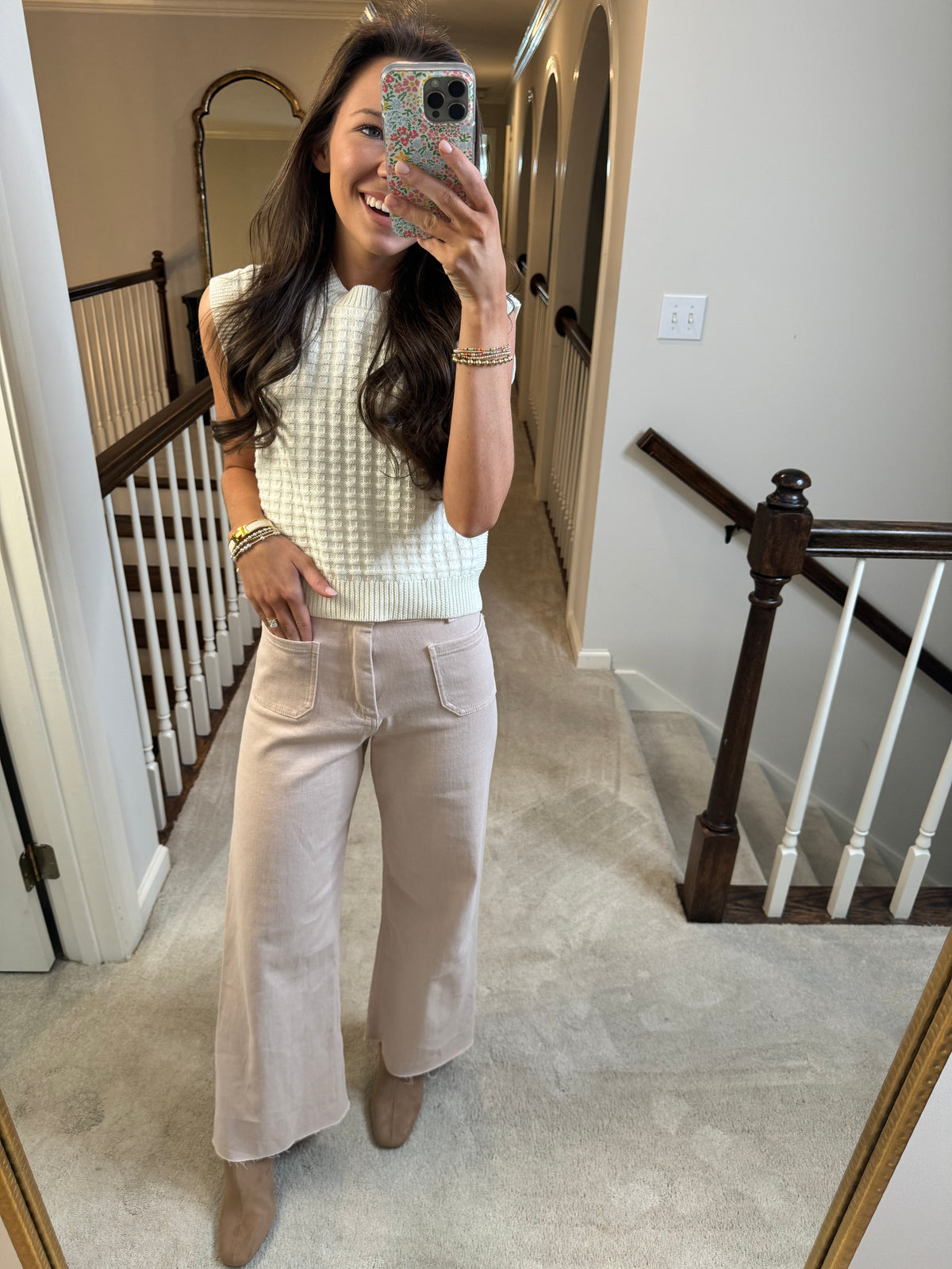 White Sweater Top