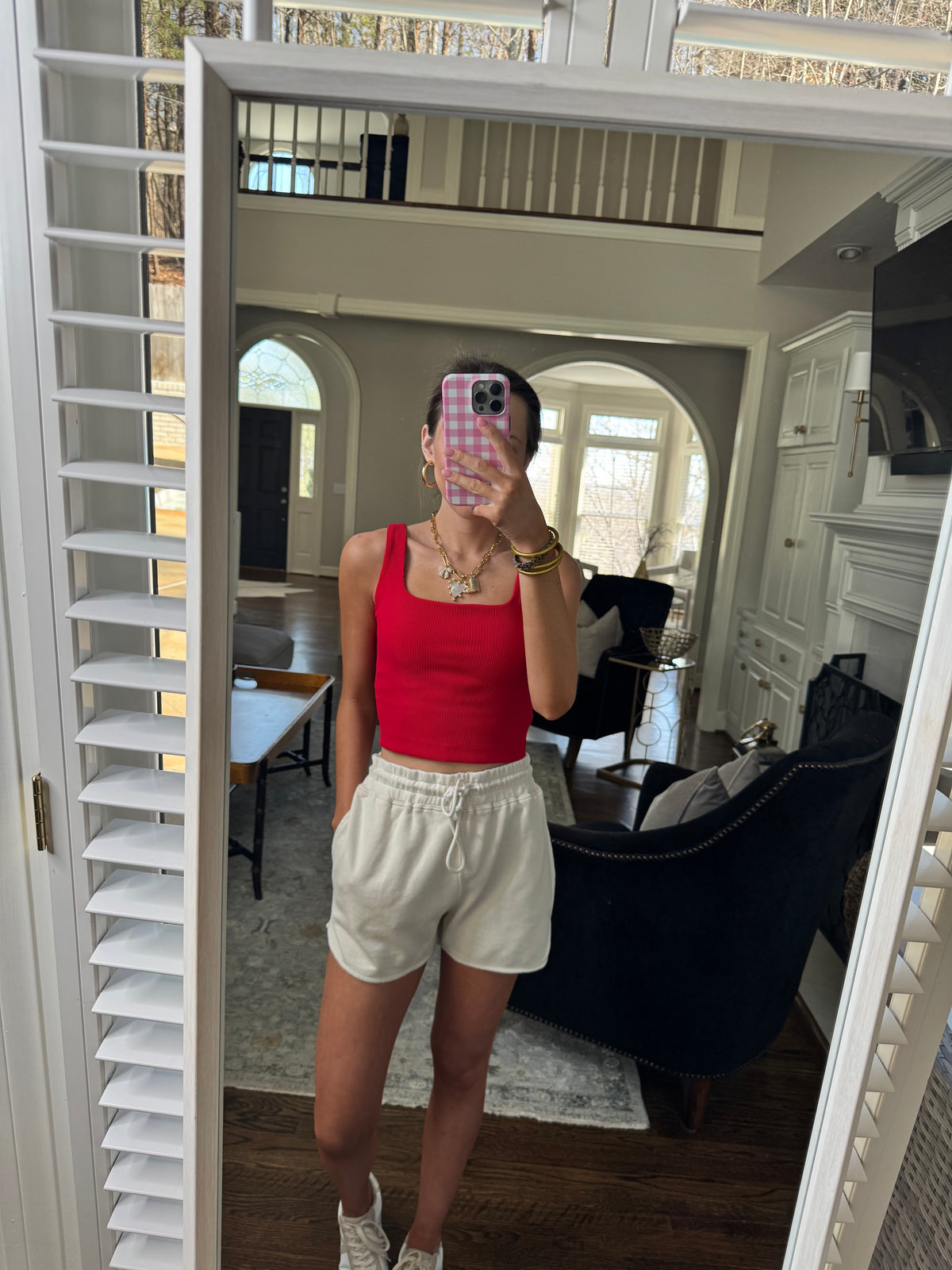 Ellie Light Mocha Shorts