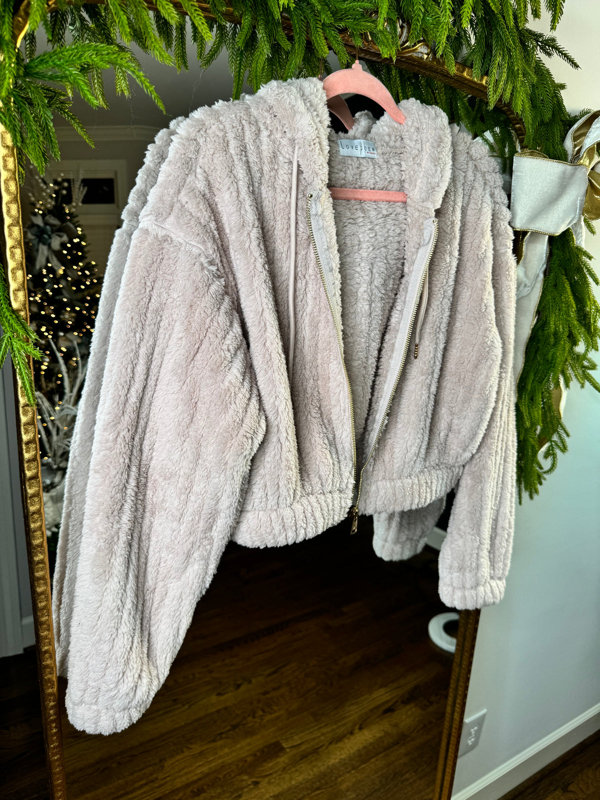 Blakelee Taupe Zip Jacket