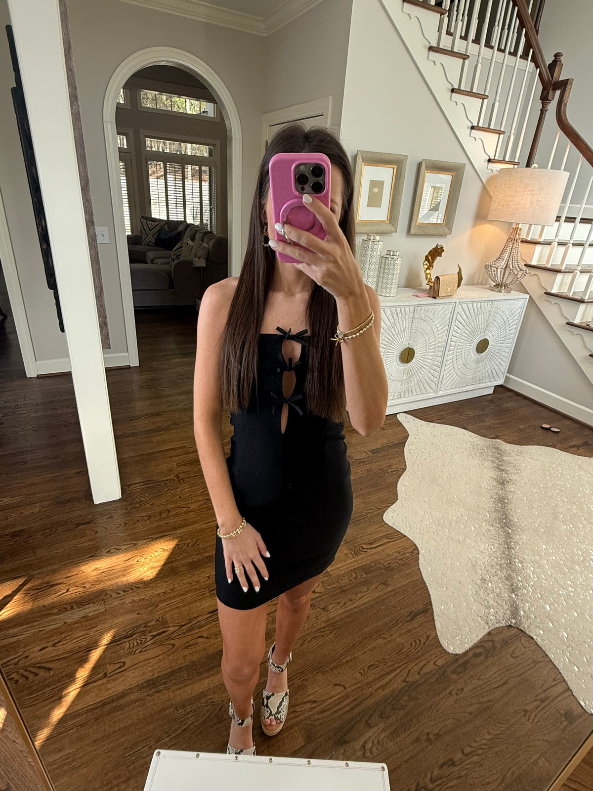 Black Blakeley Bow Dress