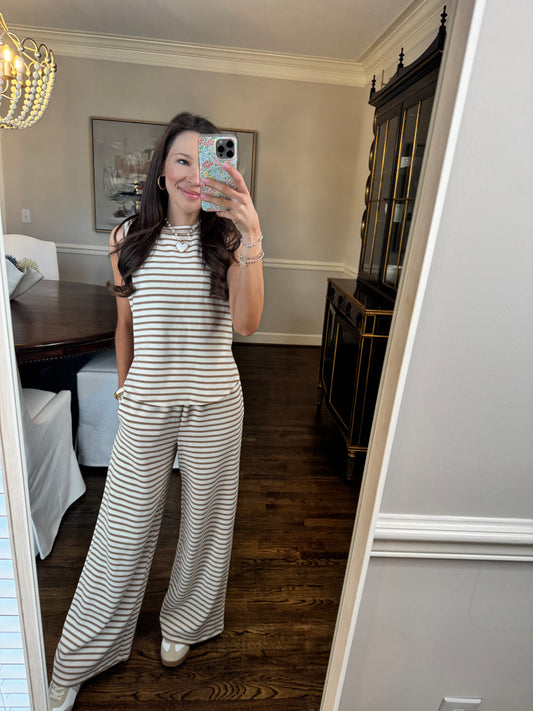 Sand Striped Set