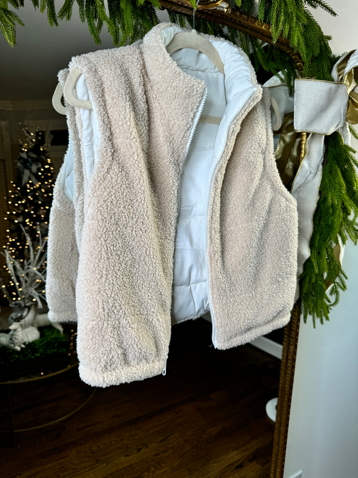 Reversible White Vest