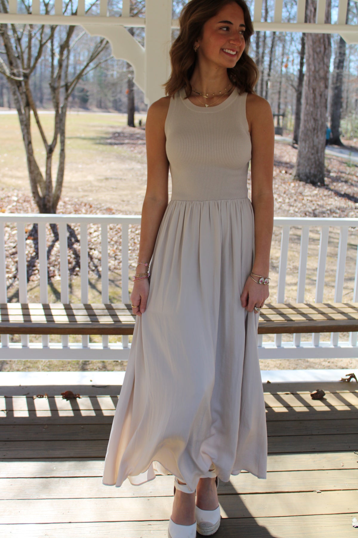 Knylee Mocha Sweater Dress