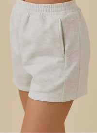 Grey Sweat Bow Set
