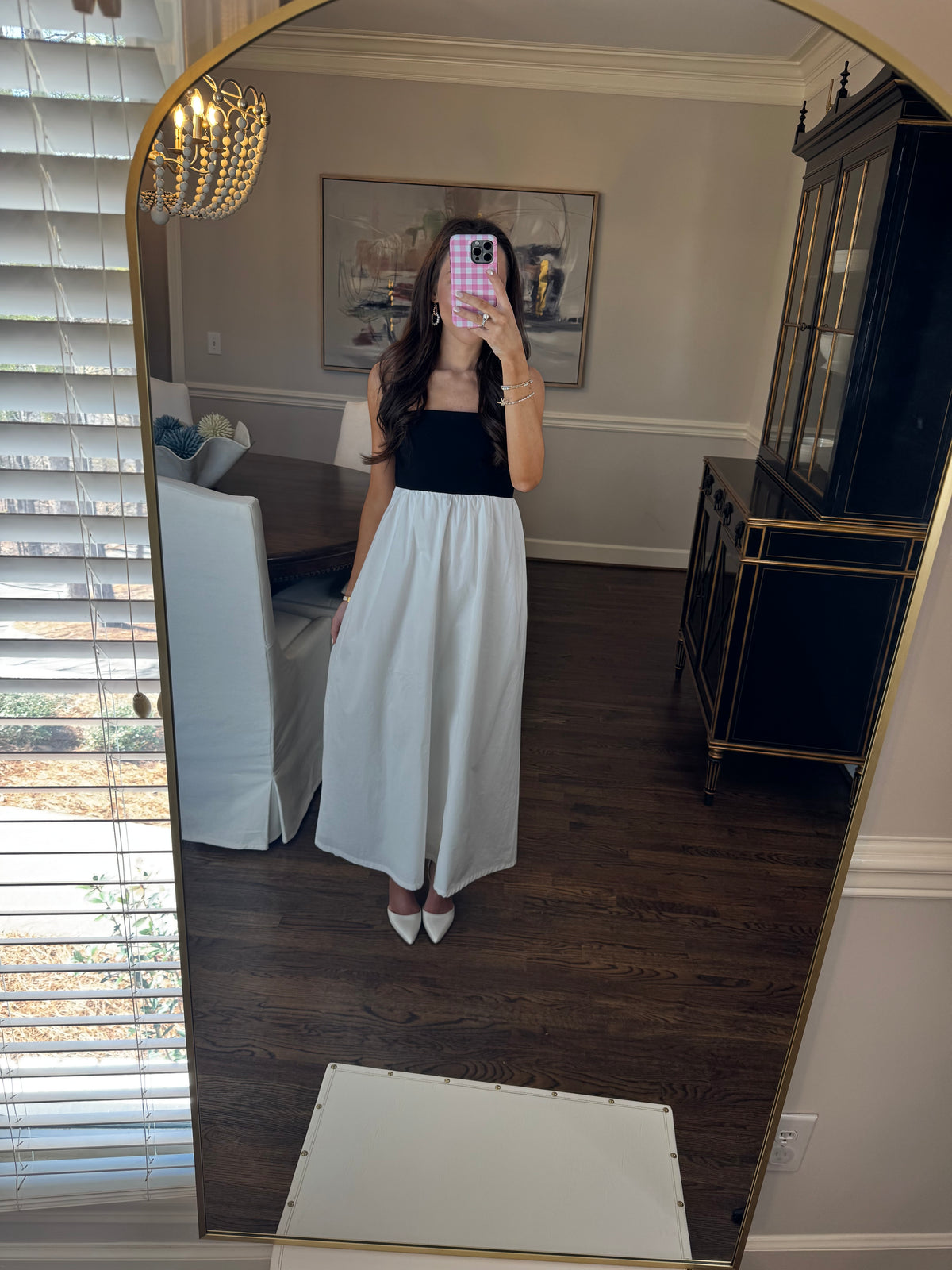 Black & White Maxi Dress