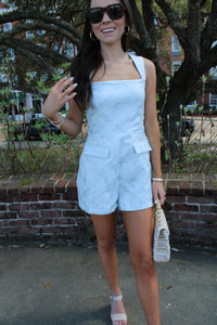 Beach Blue Romper