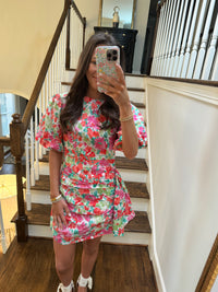 Pink Floral Dress