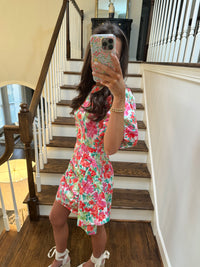 Pink Floral Dress