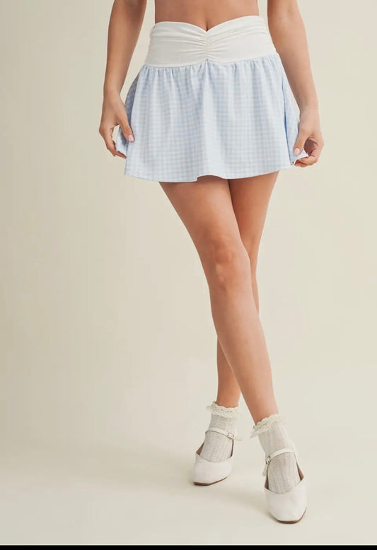 Kimberly Blue Active Skirt