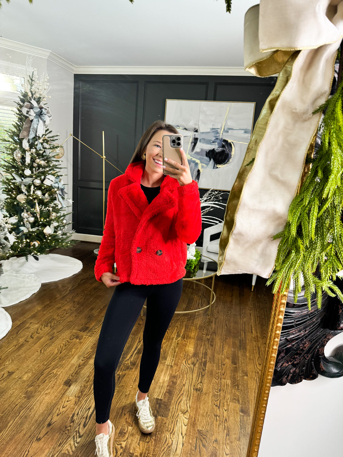 Red Fleece Jacket