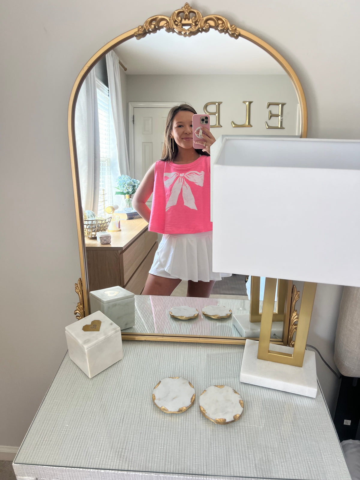Pink Bow Tank