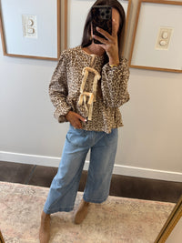 Cheetah Bow Tie Sweater