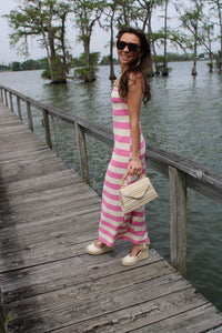 Pink Striped Dress