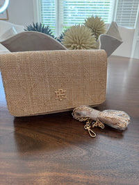 Tan Clutch