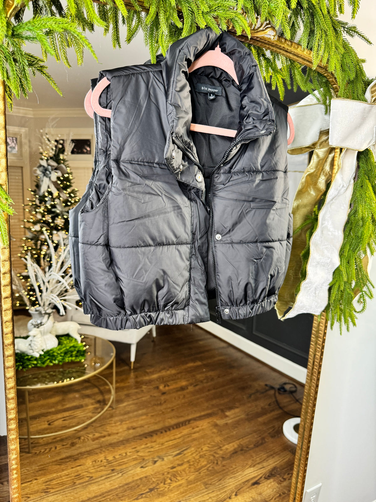 Black Puffer Vest