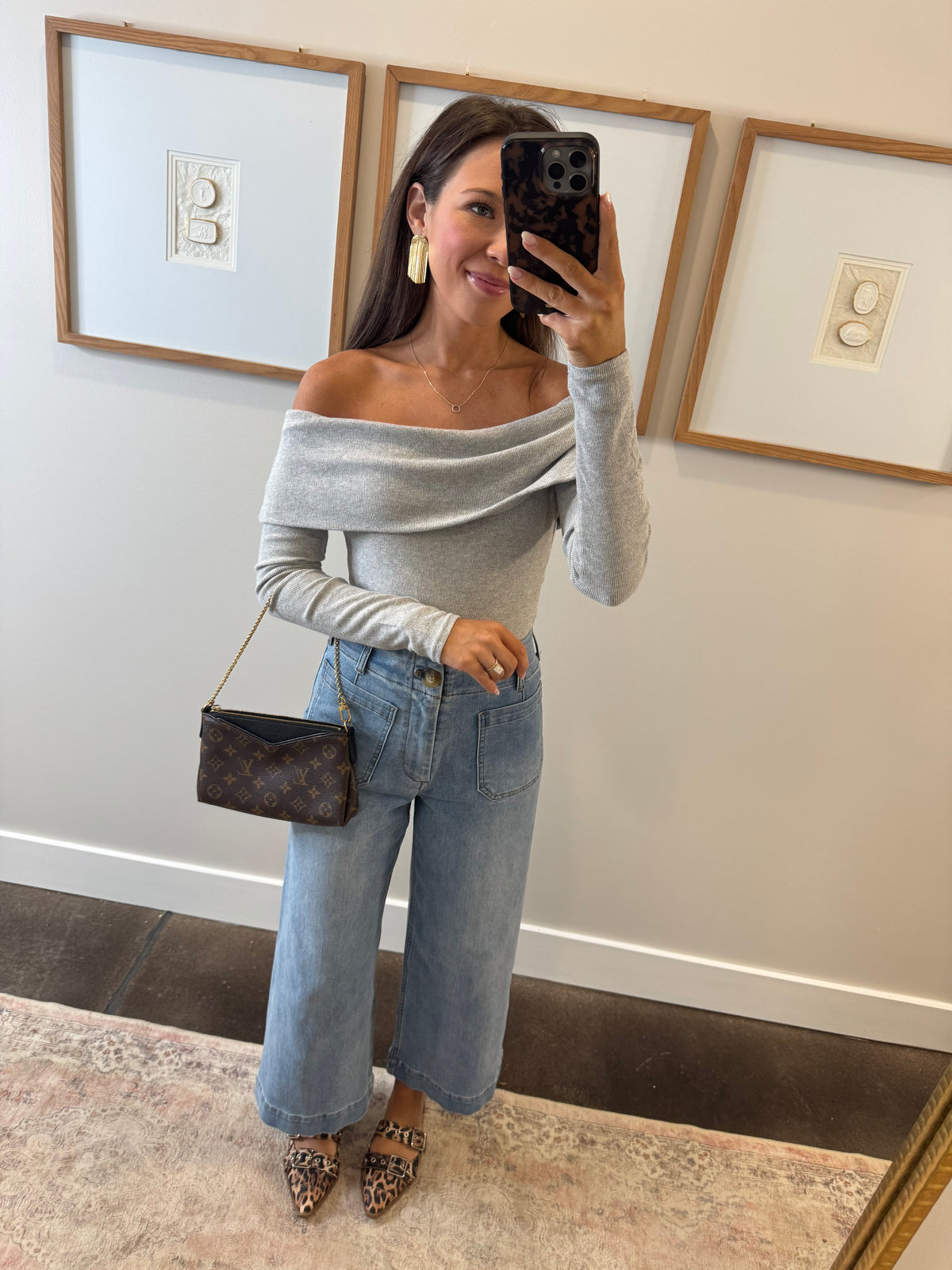 Grey Strapless Bodysuit