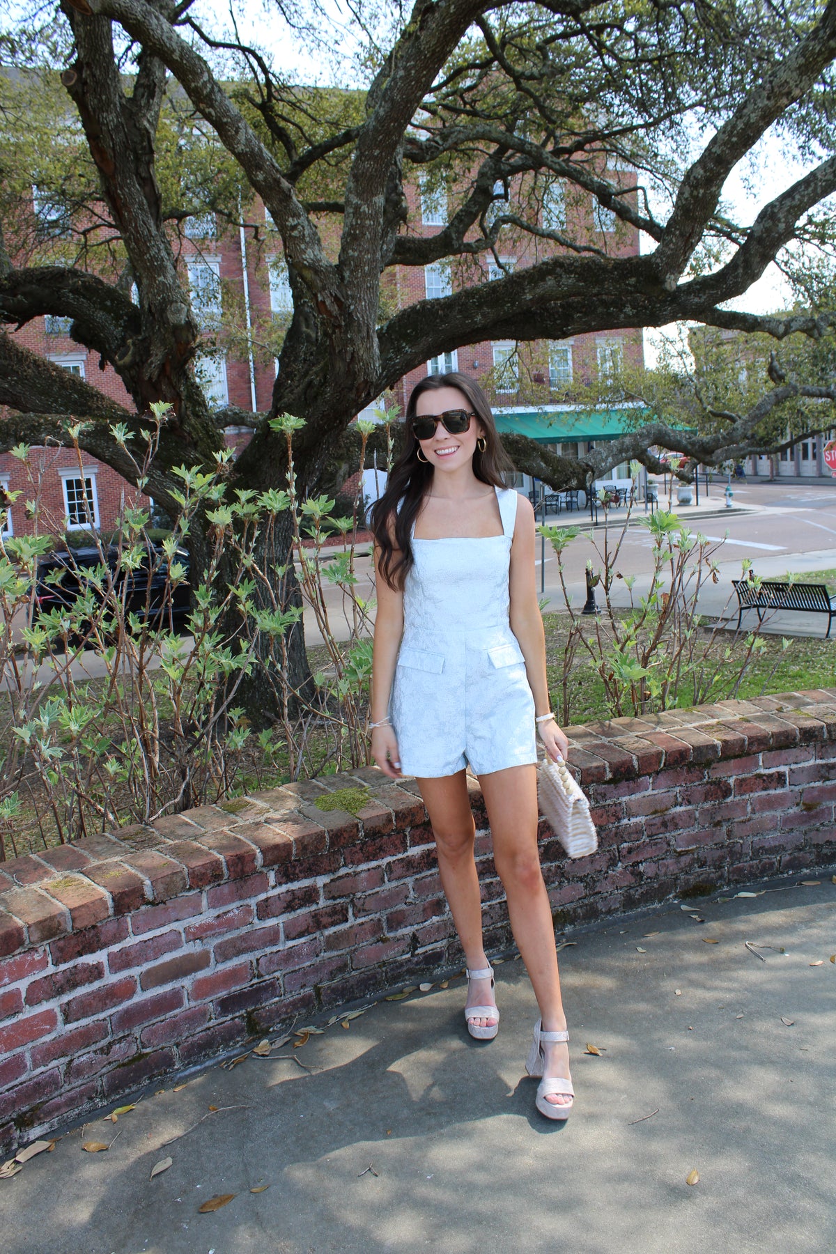 Beach Blue Romper
