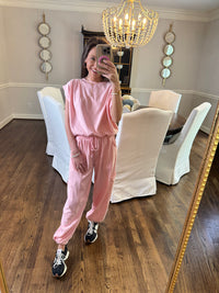 Pink Bubblegum Jogger Set