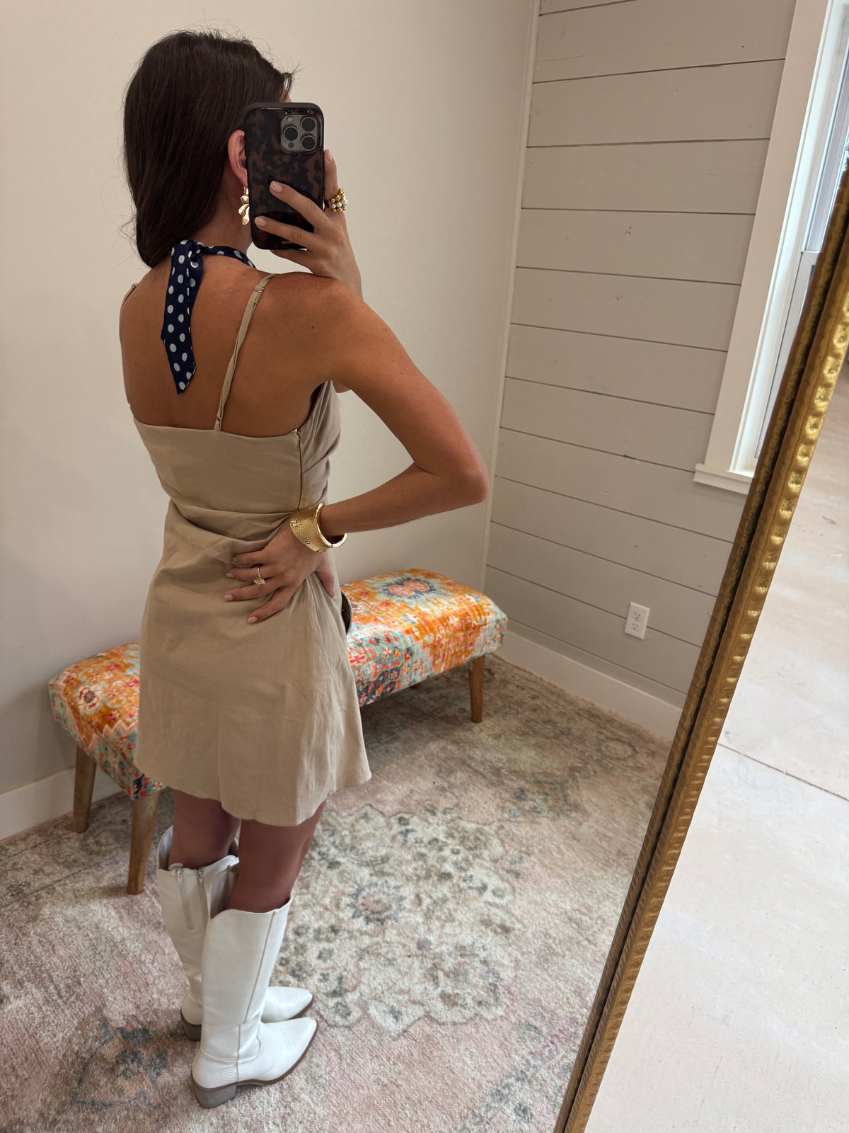 Tan gameday Dress