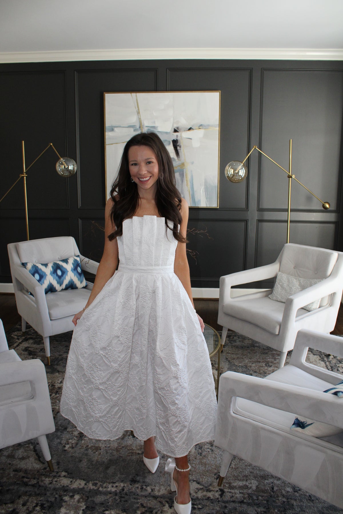 Bridal Strapless Dress