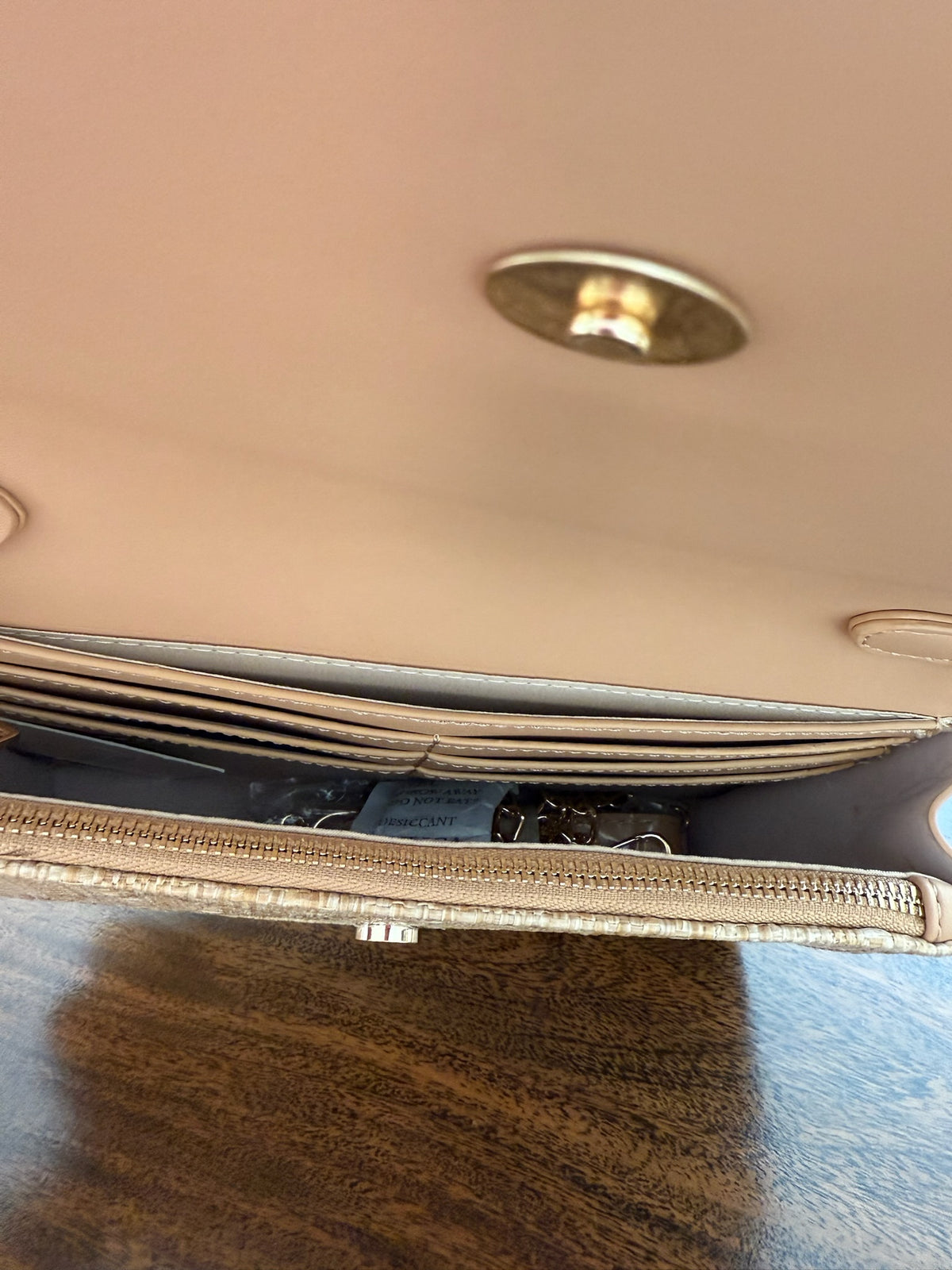 Tan Clutch