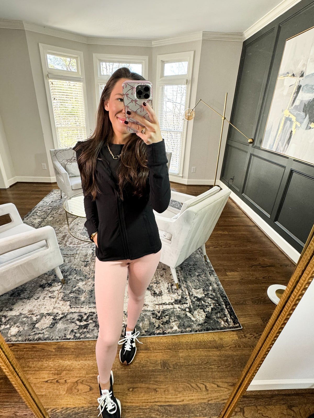 Fleece Pink Leggings