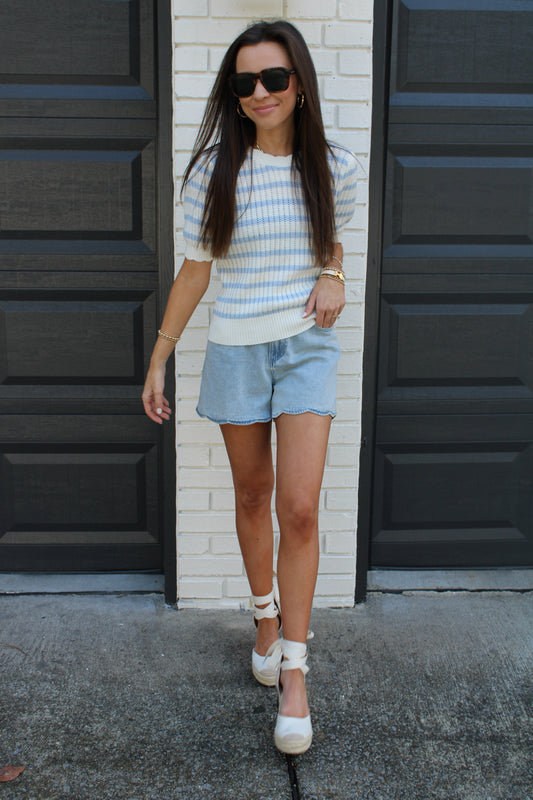 Beach Blue Top