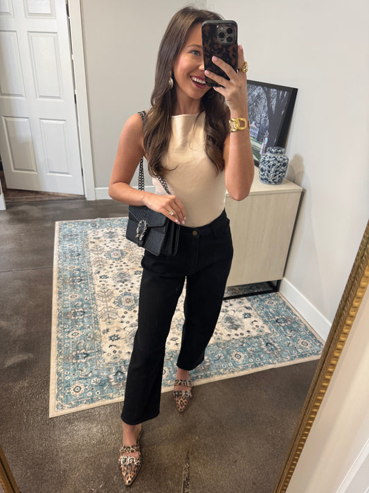 Alexa Tan Sweater Top