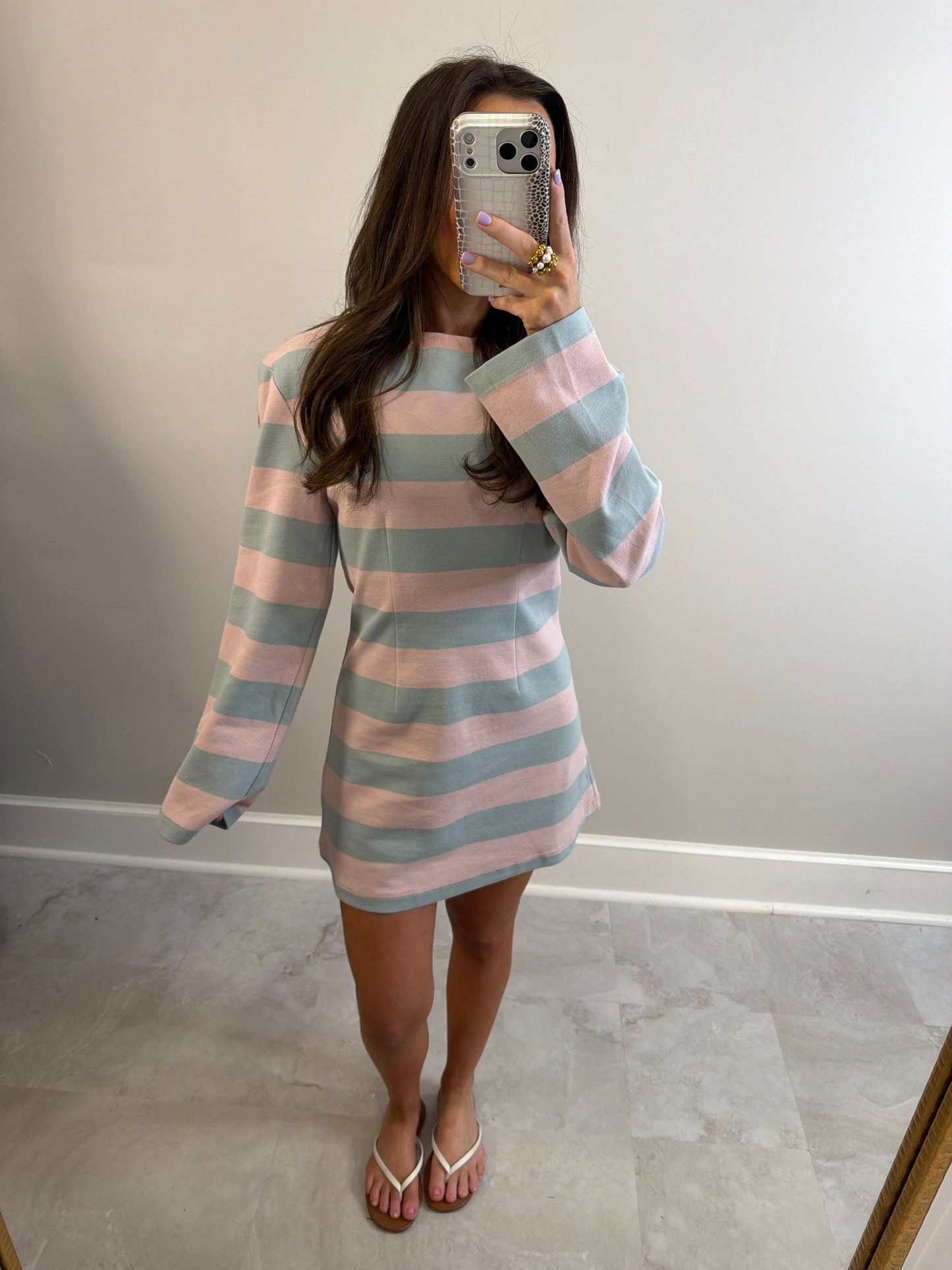 Mandy Striped Active Dress