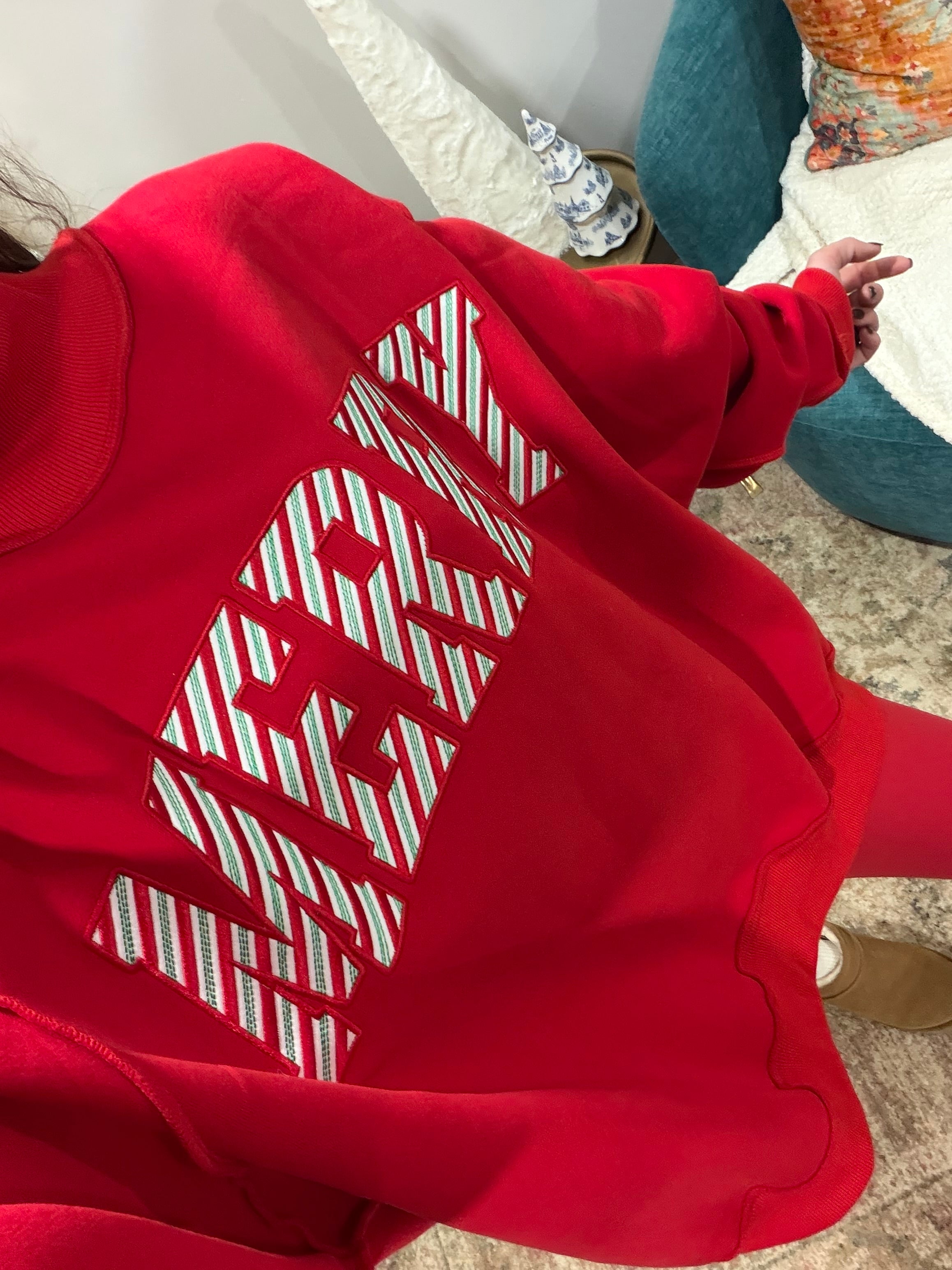 Merry Mocked Sweatshirt