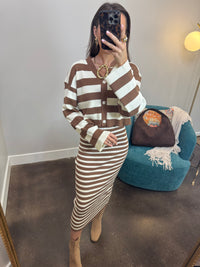 Cardigan Dress Set