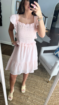 Lexley Eyelet Bow-Tie Dress( Final Sale)