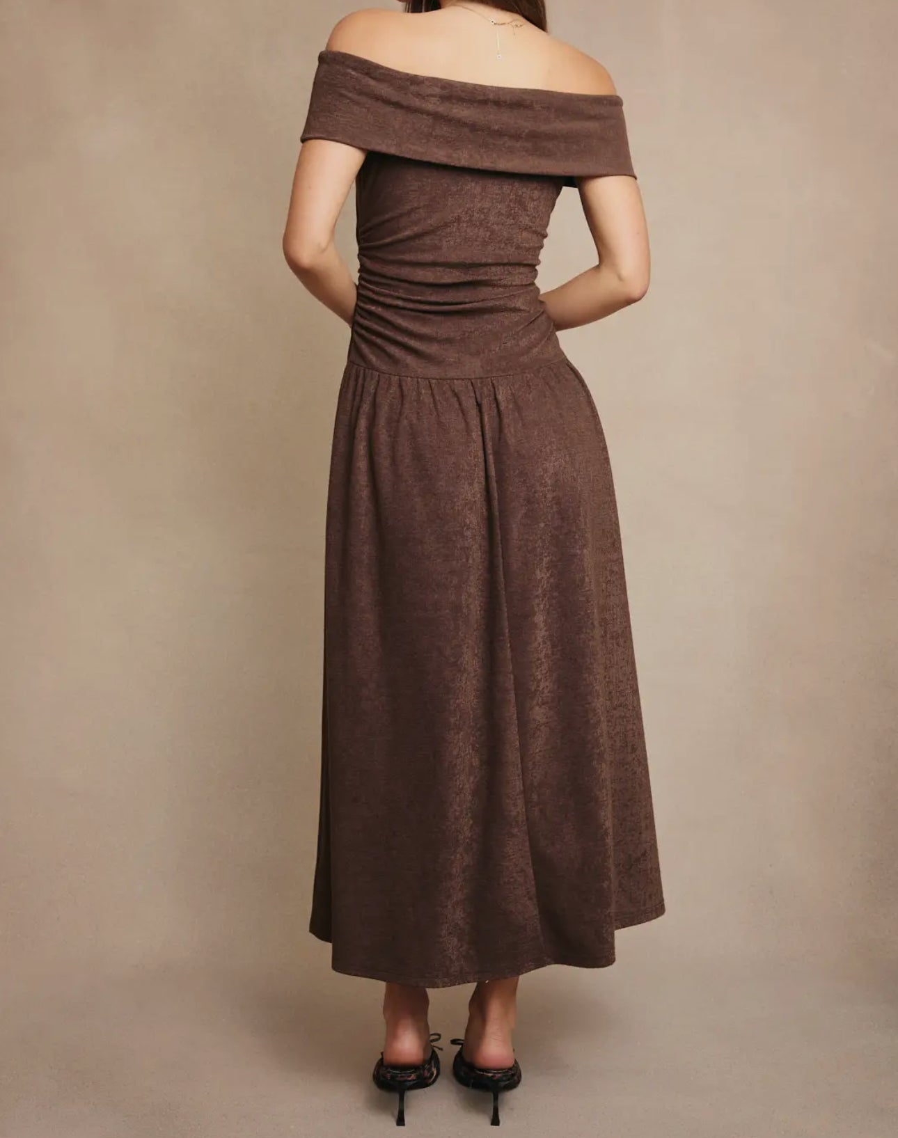 Mocha Aubrey Dress