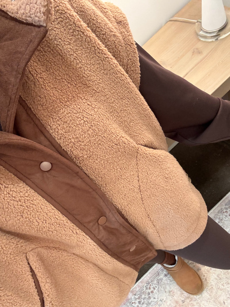 Sherpa Mocha Vest