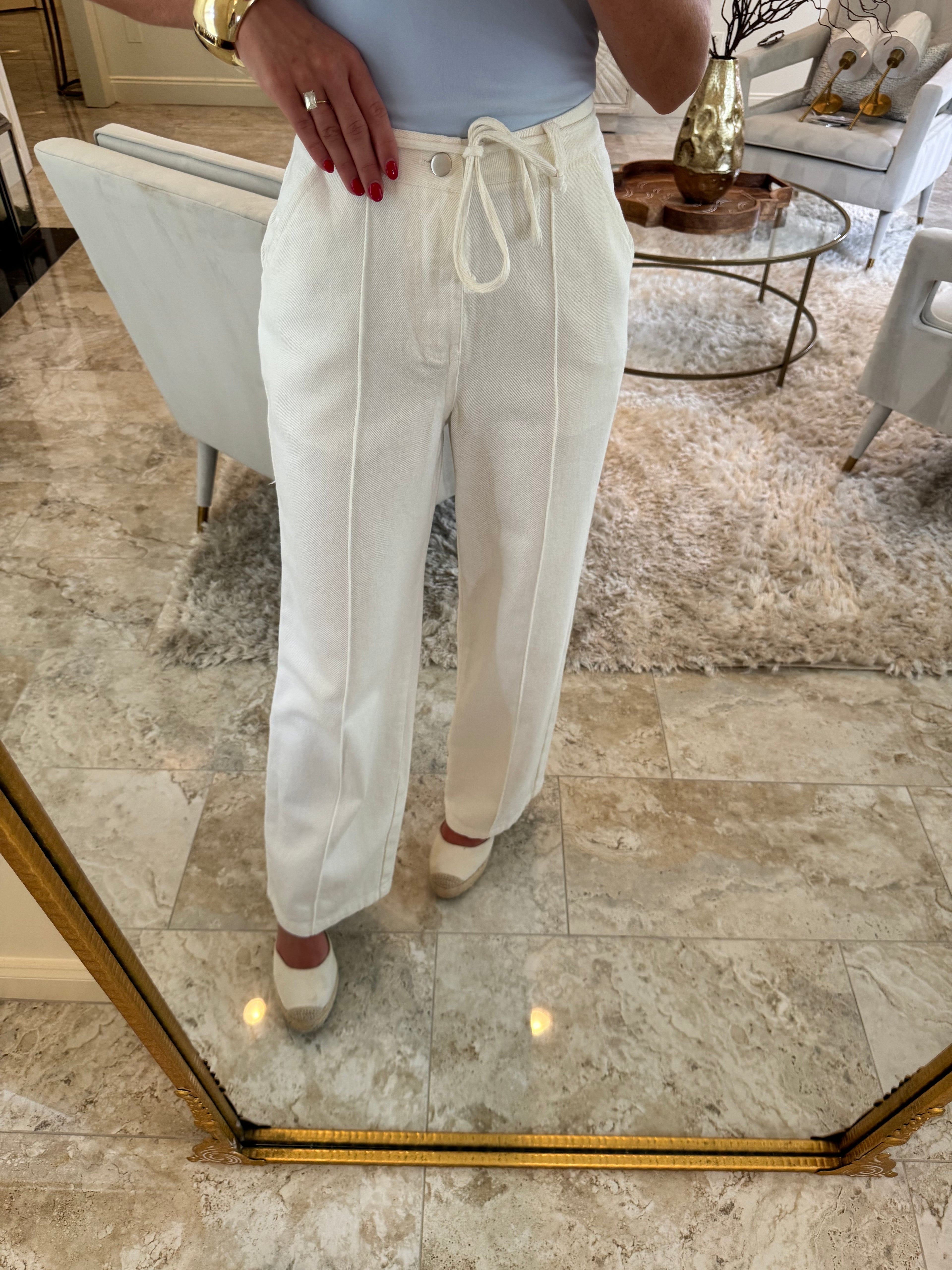 Dressy White Pants