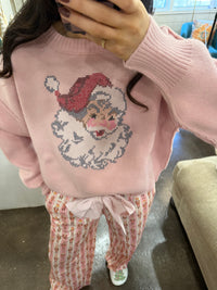 Pink Santa Sweater