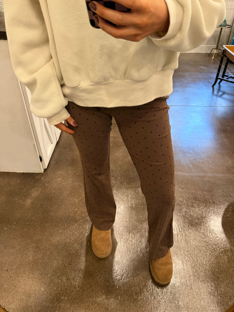 Polka Dot Yoga Pants