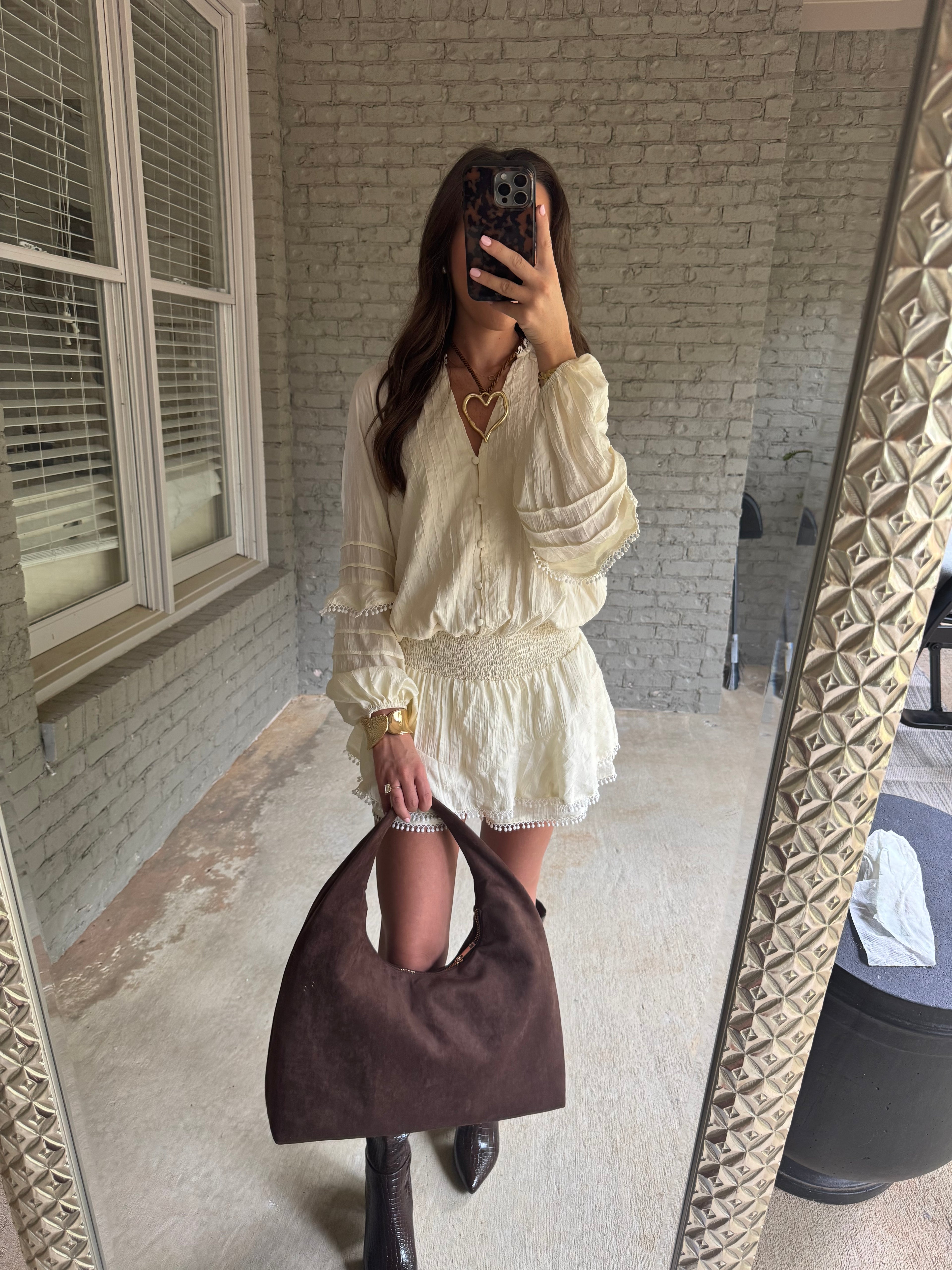 Savannah White Romper