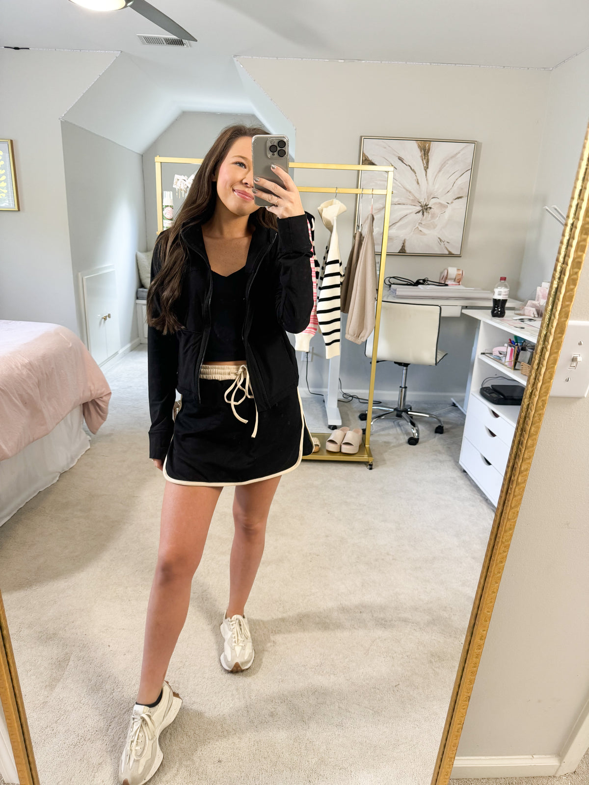 Black Sweater Skort (Skort only)