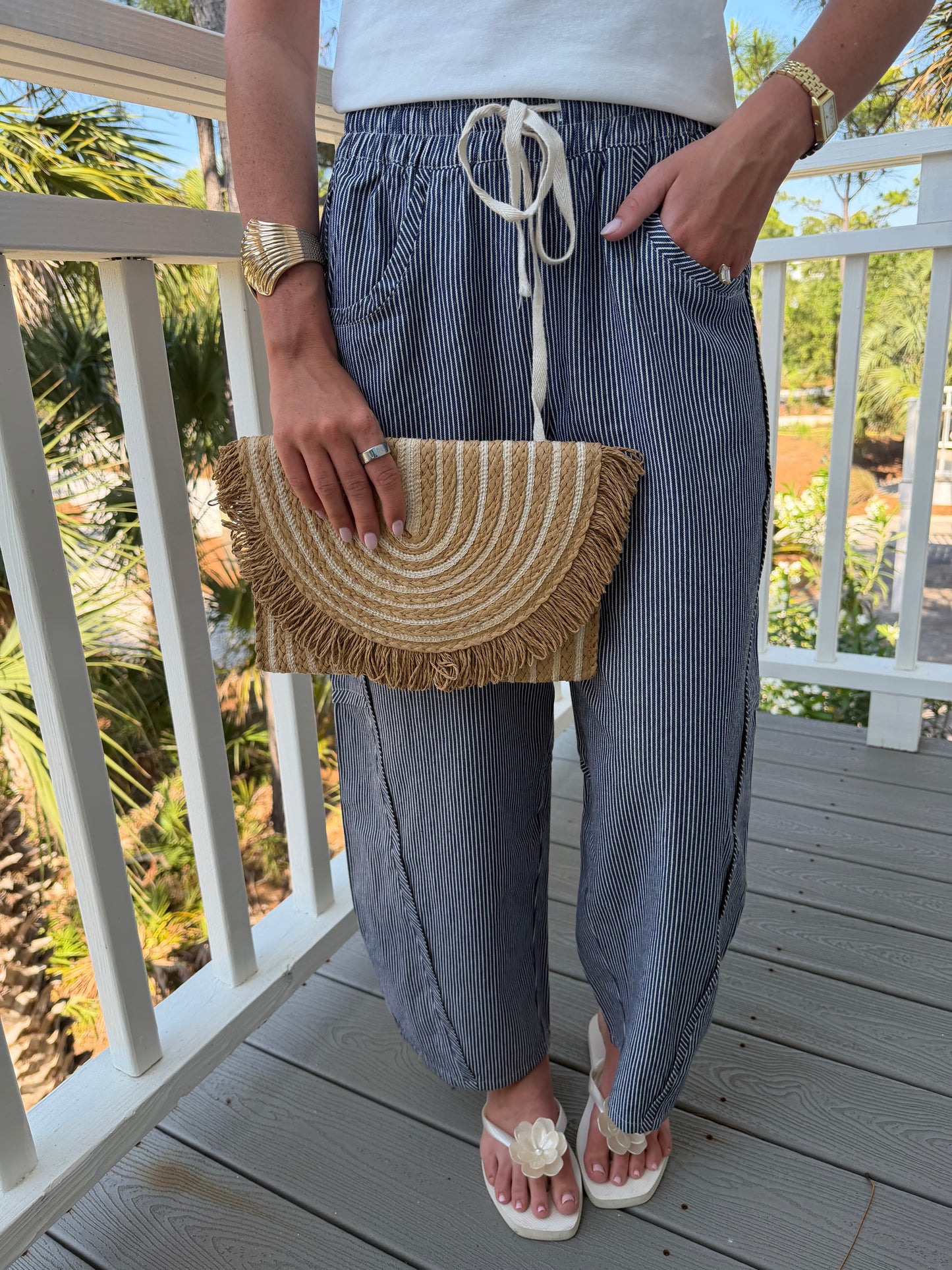Striped Harper Pants