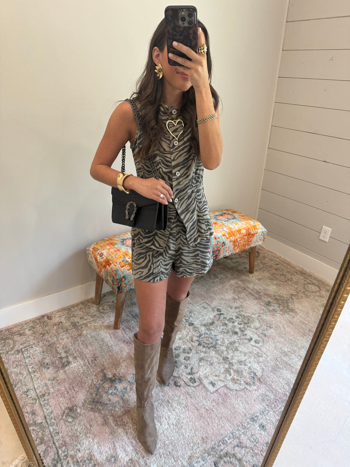 Zebra Short Set