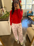 Pink Santa Pj Pants