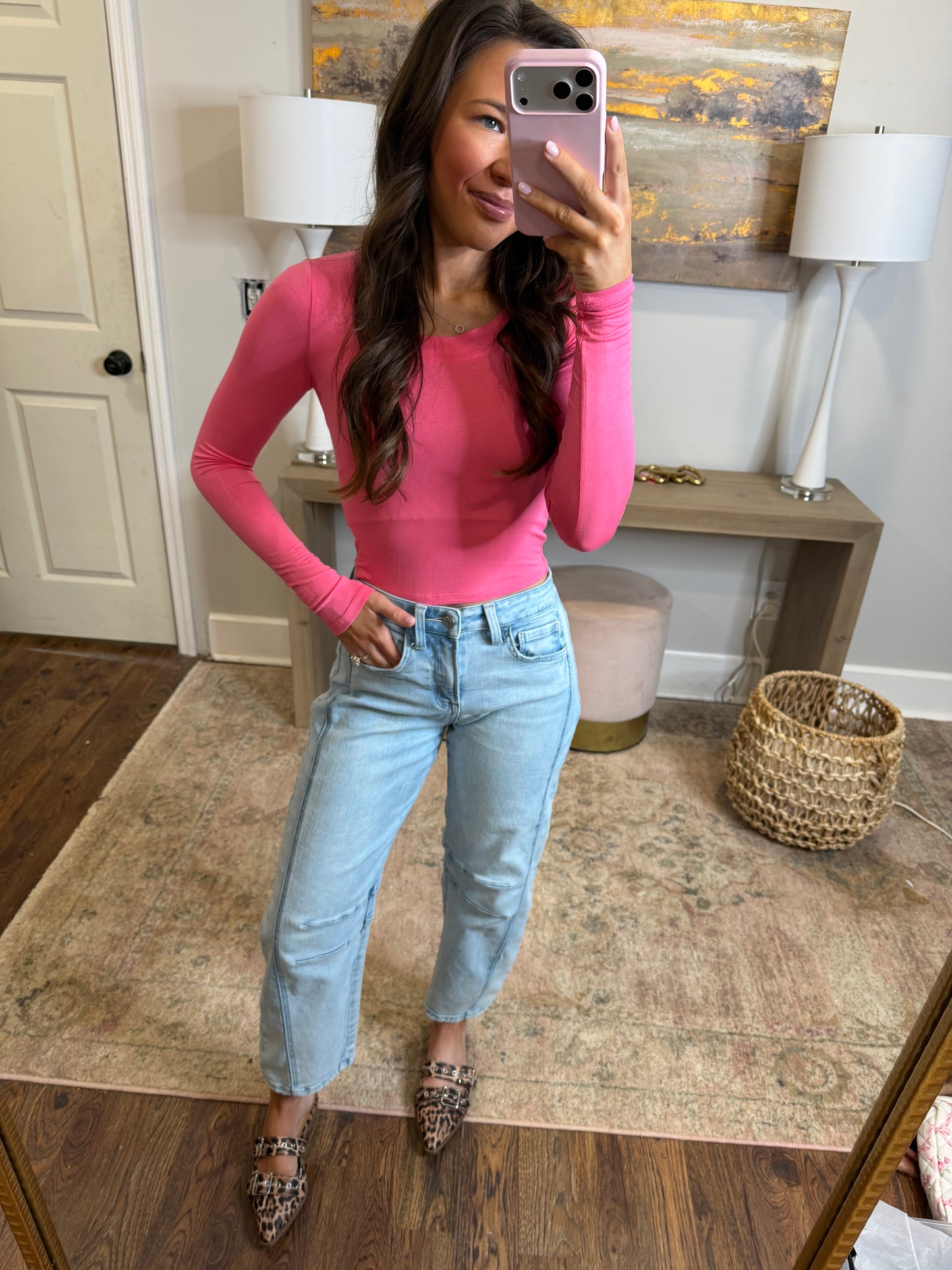 Pink Layering Top