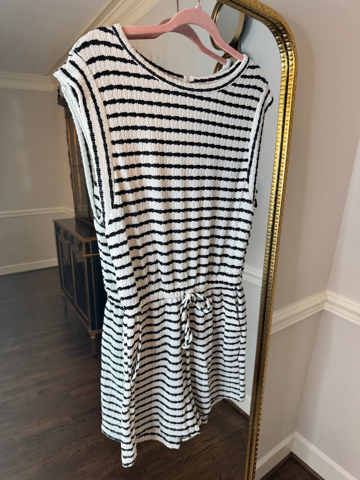 Black & White Active Romper